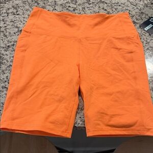DSG Women's Vibrant Orange Bike Shorts